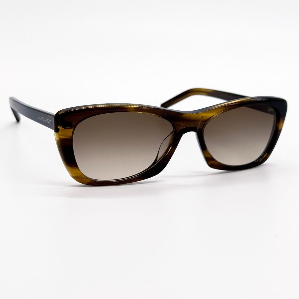 NEW SAINT LAURENT SUNGLASSES SL613 004 WOMEN HAVANA EYEWEAR SL 613 004 - Picture 5 of 9